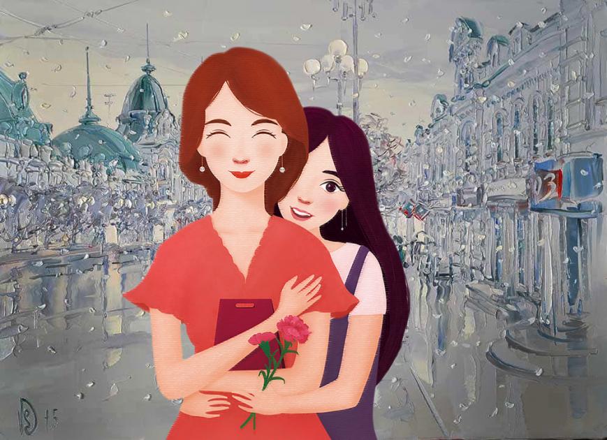 Культурный выходной для любимой мамы