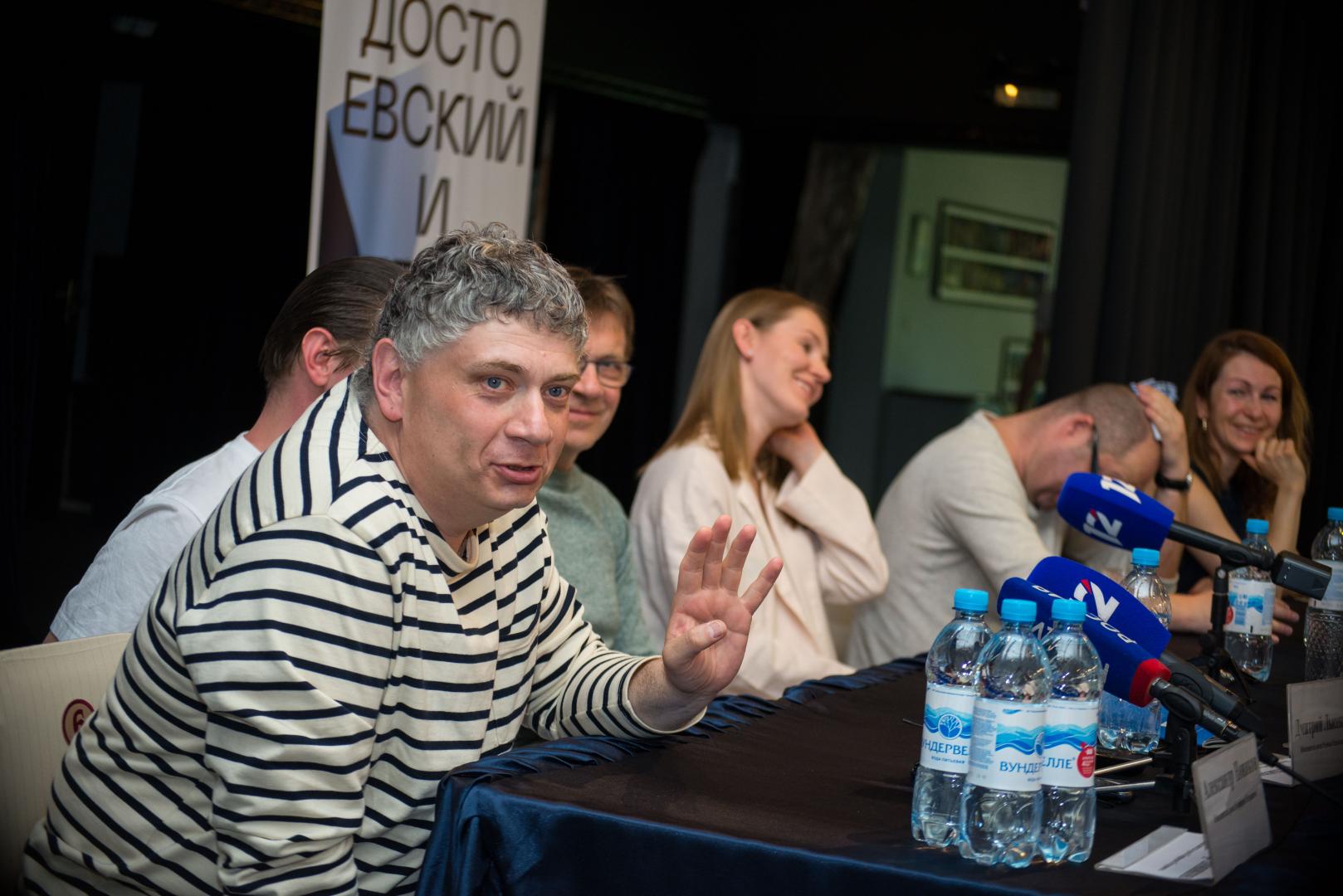 встреча с творческой группой спектакля «Преступление и наказание» в режиссуре Константина Богомолова